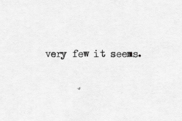 very few it seems. 