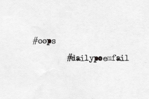 #oops #dailypoemfail 