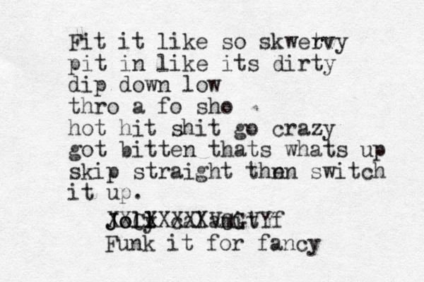 Fit it like so skwet r rvy pit in like its dirty dip down low thro a fo sho hot hit shit go crazy got bitten thats whats up skip straight thn en switch it up. Joly calamit Joll l XXCXXXXXVCGVYf Funk it for fancy