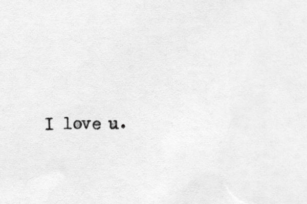 I love u.