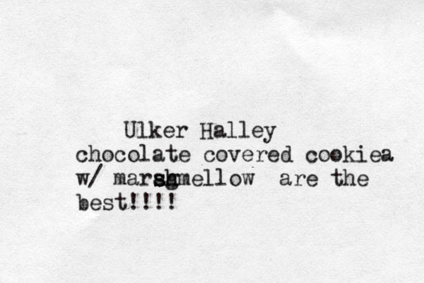 Ulker Halley h chocolate covered cookiea w/ maragmellow s sh h are the best!!!!