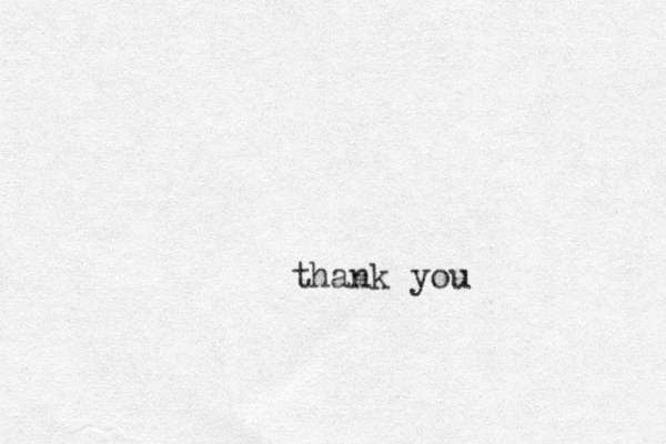 thank you 