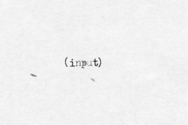 (input)