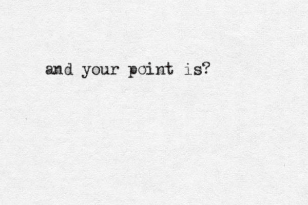 and your point is?