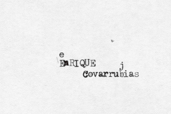 j e EnRIQUE c Covarrubias