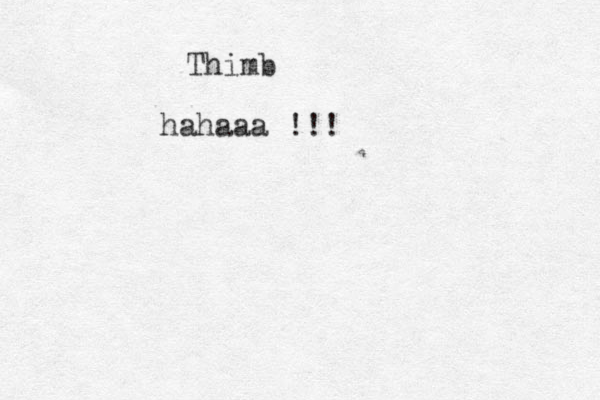 Thimb hahaaa !!!