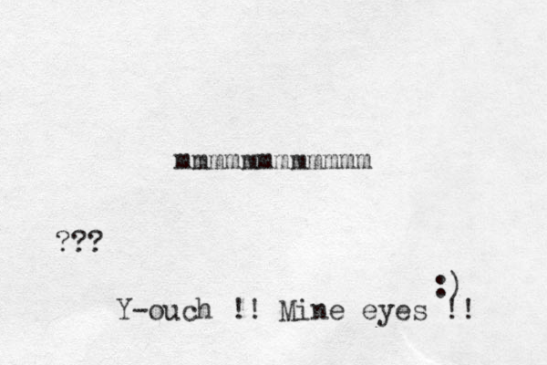 mmmmmmmmmmmm :) Y-ouch !! Mine eyes !! ???