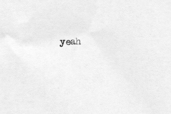 yeah