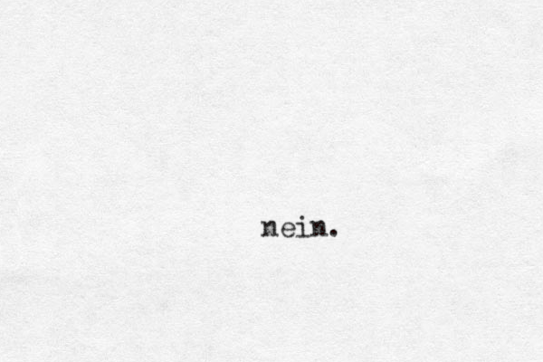 nein. 