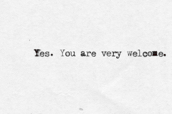 Yes. You are very welcome. 