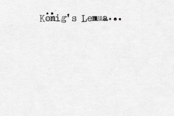 Konig's Lemma .. ...