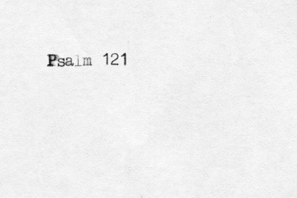 Psalm 121