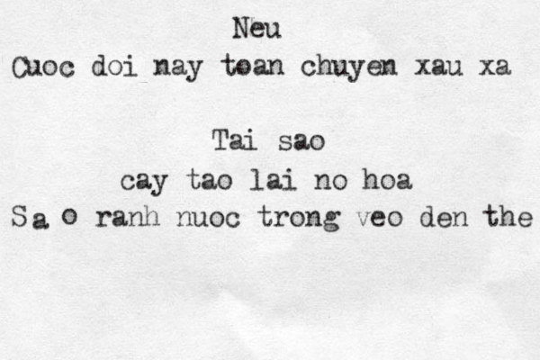 Tai sao cay tao lai no hoa a S o ranh nuoc trong veo den the Neu Cuoc doi nay toan chuyen xau xa 