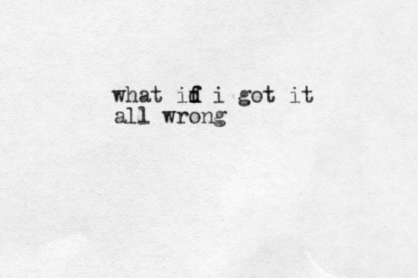 what id f f d i got it all wrong
