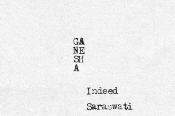 GA NE SH A Indeed Saraswati 