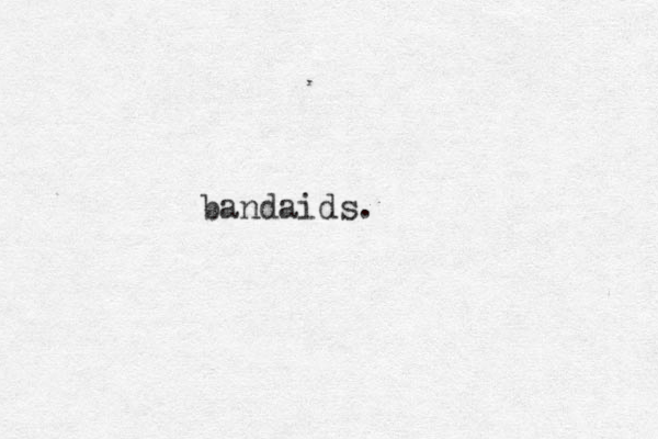 bandaids.