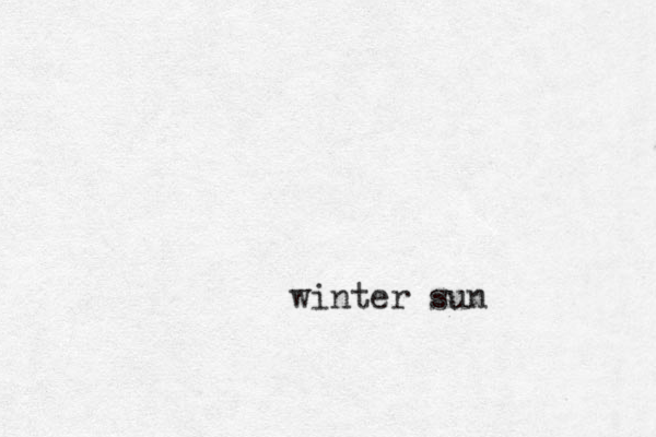 winter sun