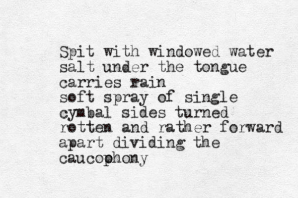 Spit with windowed water salt under the tongue carries rain soft spray of single cymbal sides turned rotten and rather forward apart dividing the caucoohony p 