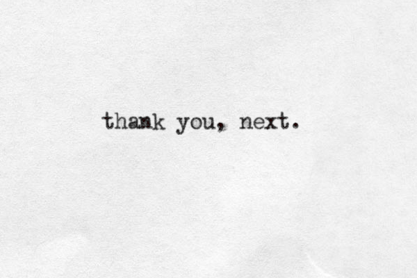 thank you, next. 