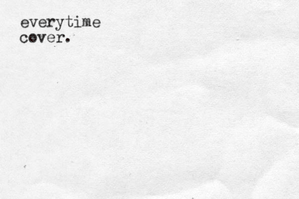everytime cover.