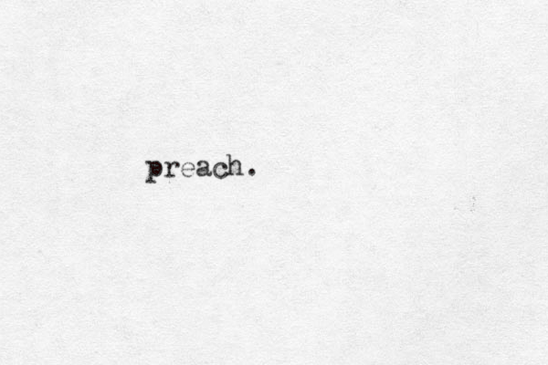preach.