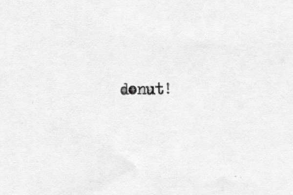 donut!