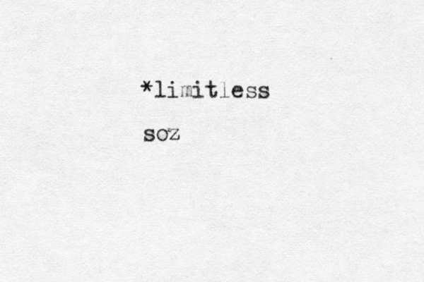 *limitless soz z