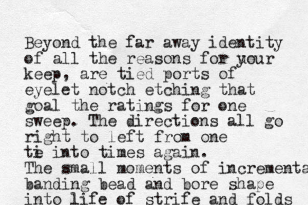 Beyond the far away identity of all the reasons for u your keep, are tied ports of eyelet notch etching that goal the ratings for one sweep. The directions all go right to left from one ti e into times again. The small moments of incremental banding bead and bore shape into life of strife and folds 