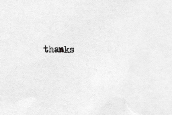 thanks