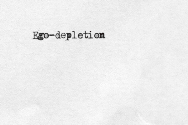 Ego-depletion