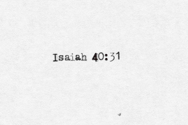 Isaiah 40:31 