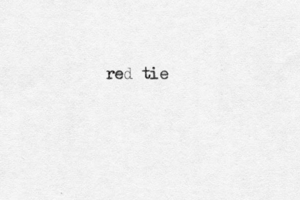red tie