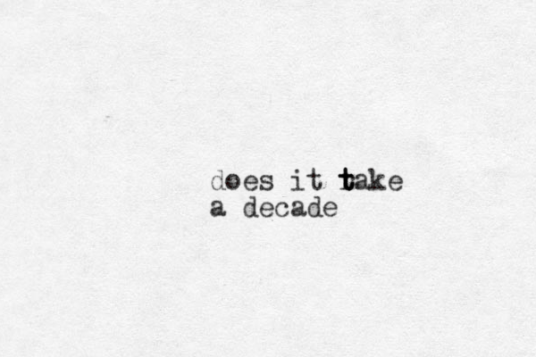 does it rake t t t a decade