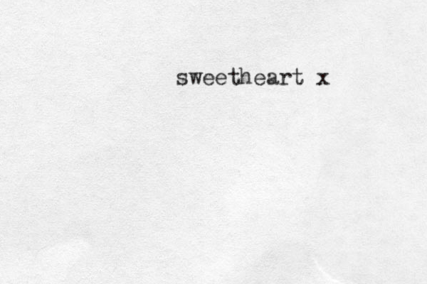 sweetheart x