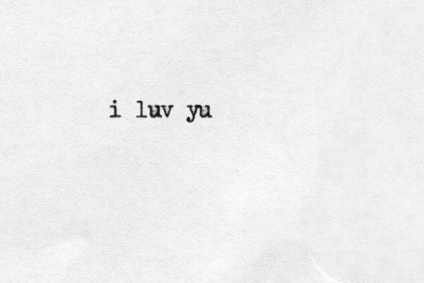 i luv yu