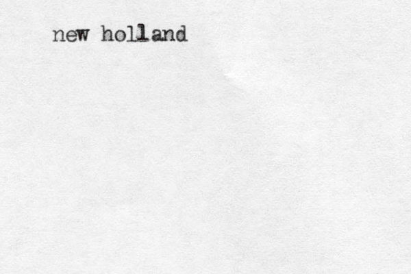 new holland