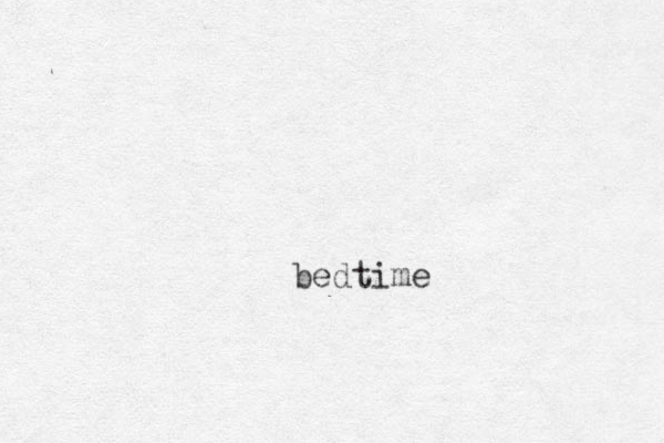 bedtime