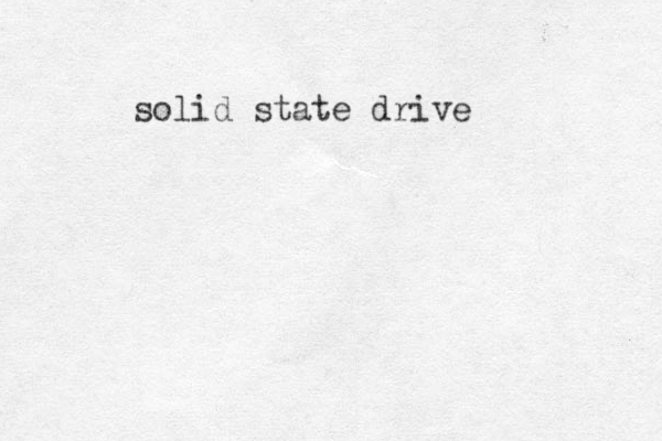 solid state drive