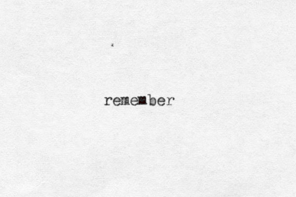 remember 