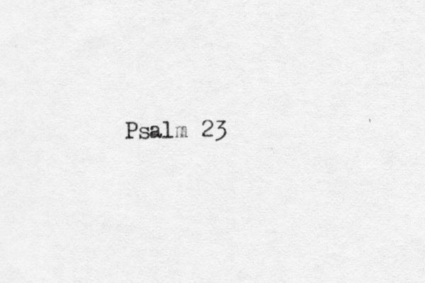 Psalm 23