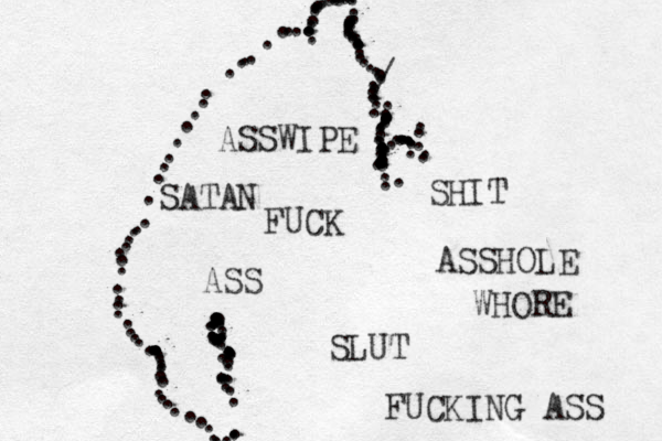 .................. ............................................... ............................................................................/............................................................FUCK SHIT ASS ASSHOLE ASSWIPE SLUT WHORE SATAN FUCKING ASS 