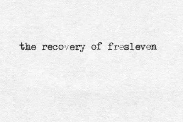 the recovery of fresleven 
