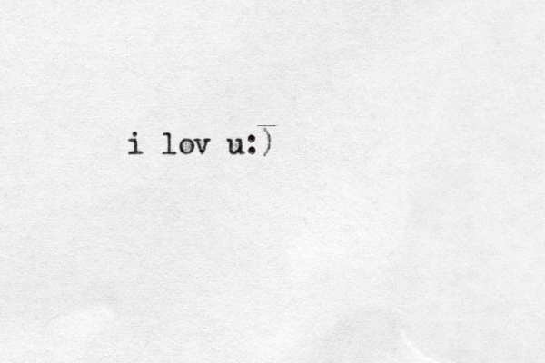 i lov u:)