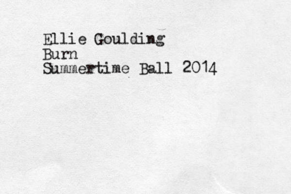 Ellie Goulding Burn Summertime Ball 2014