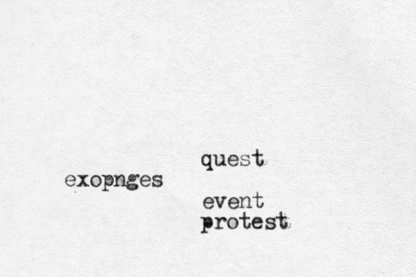 quest exopnges event protest