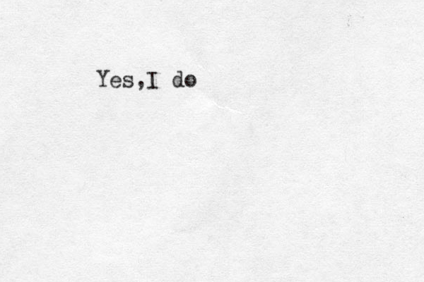 Yes,I do