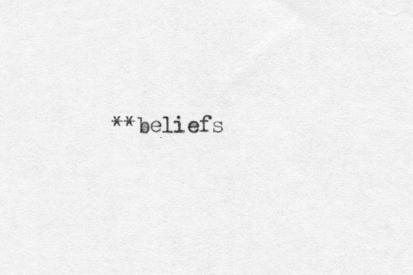 **beliefs