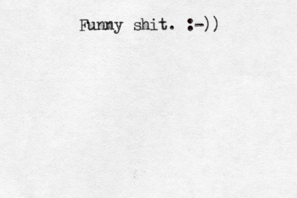 Funny shit. :-))
