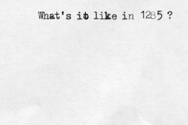 What's io t t like in 1285 ? 