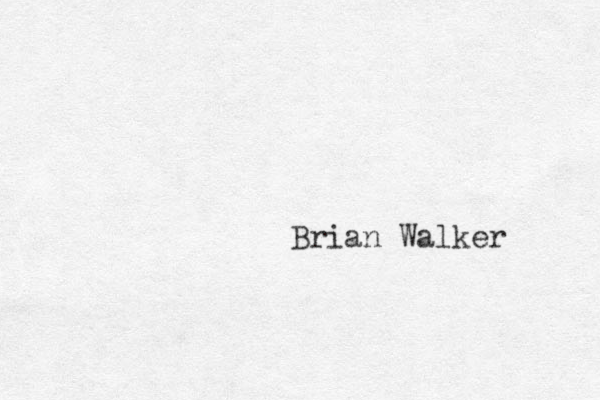 Brian Walker 